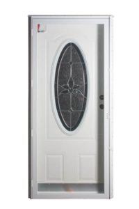 3/4 Oval Steel Combo Door