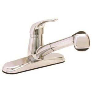 8" Single Handle Pull Out Kitchen Faucet - Chrome