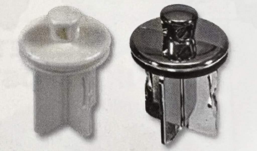 Mobile Home Lavatory Plug Stopper (White, Bone, Or Chrome)