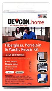 Fiberglass, Porcelain, & Plastic Repair Kit (2" Wide X 5" Tall Patch)