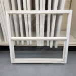 30x27 Metal White Window With Receiver Without Screen