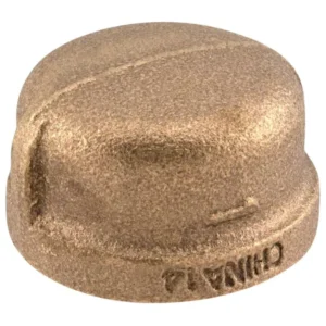Brass Pipe Cap (1/8", 1/4", 3/8", 1/2", 5/8" 3/4")