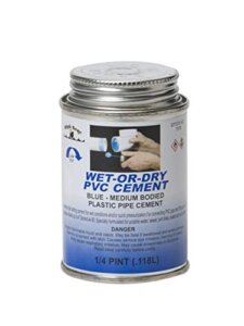 Wet Or Dry PVC Cement 1/4 Pint