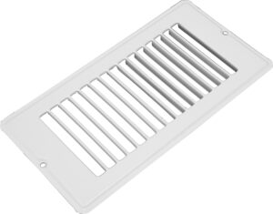 4"X8" White Oversized Floor Grill