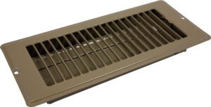 4"X10" Brown Oversized Floor Vent