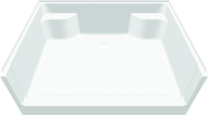 54X42X19 Shower Pan - White