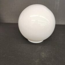 White Globe Shade - Plastic