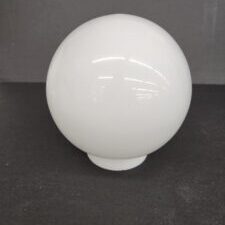 White Globe Shade - Glass